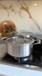 سرویس قابلمه استیل کف لیزری MGS (ام جی اس)